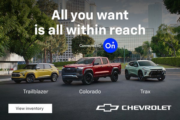 2024 Chevy Trailblazer, Colorado, Trax. All you want is all within reach.